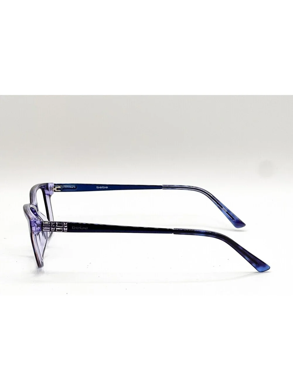 Bebe BB5084 518 Plum Tortoise Rectangle Authentic Eyeglass Frames 52-15